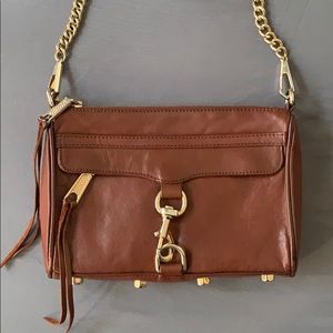 Rebecca Minkoff Brown Leather MAC Crossbody Bag